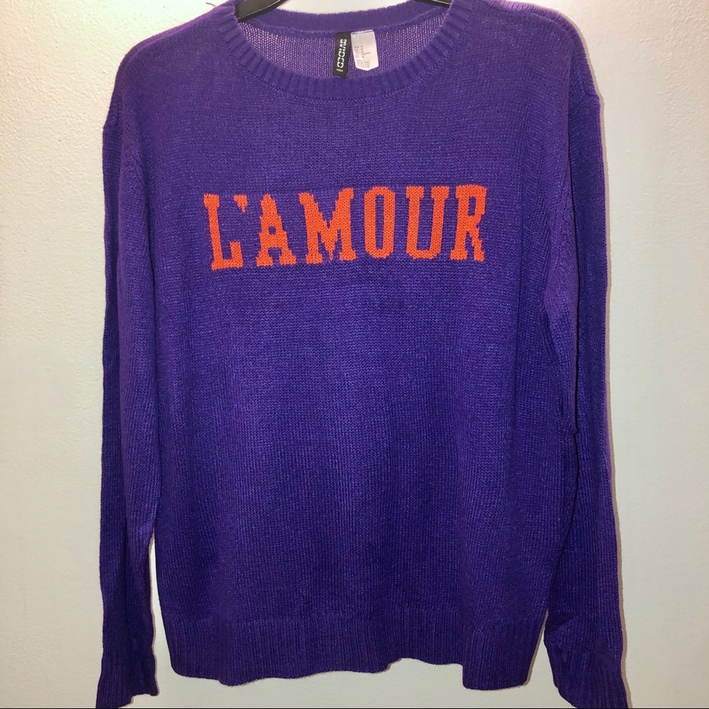 Purple H&M Sweater